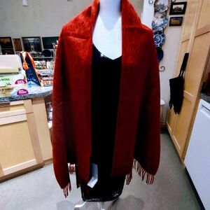 Dillard's Fraas Woven Scarf Gorgeous Pattern and Color Very Soft